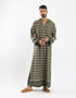 Patterned Jacquard Hooded jellabiya